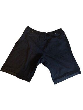 Vermont Country Store Pull On Bermuda Shorts Womens 2X Black Vacation Travel VGC